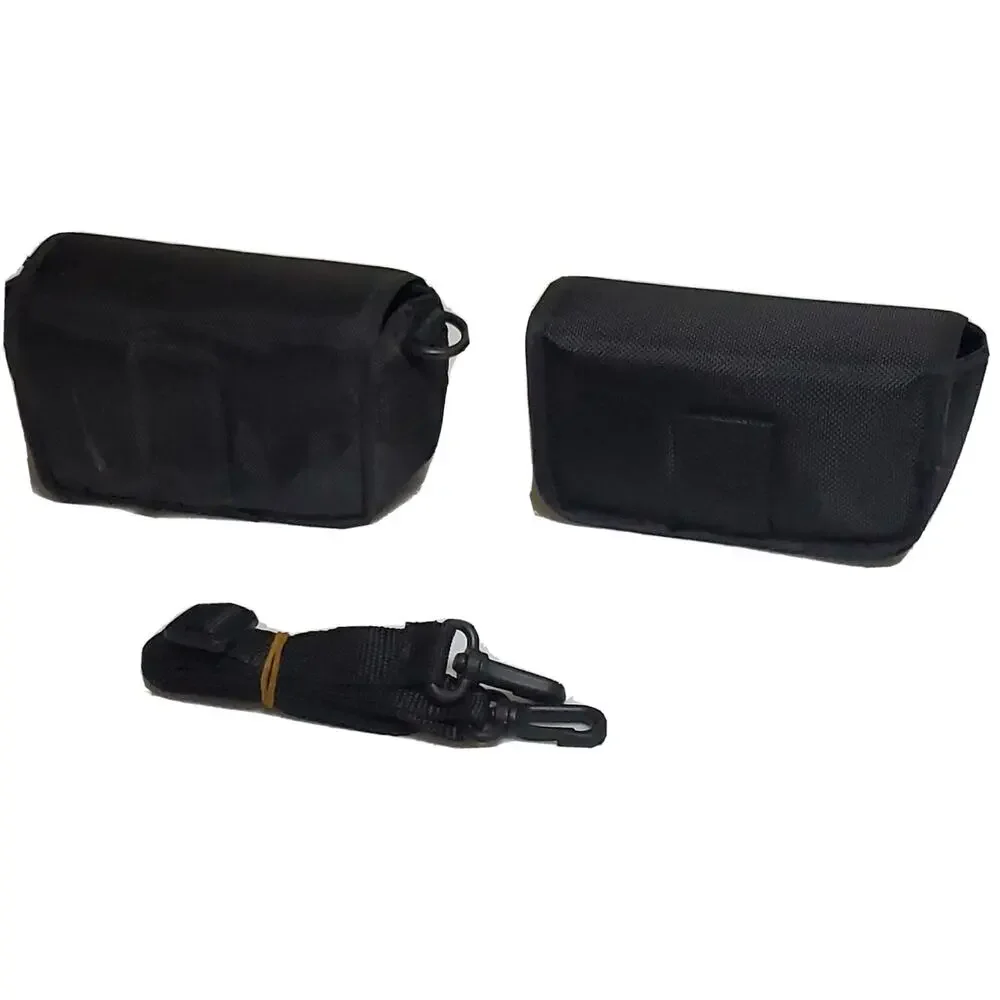 Lot Of 2 Mini Digital Video Camera bags/Cases With Shoulder Strap And Belt Loop